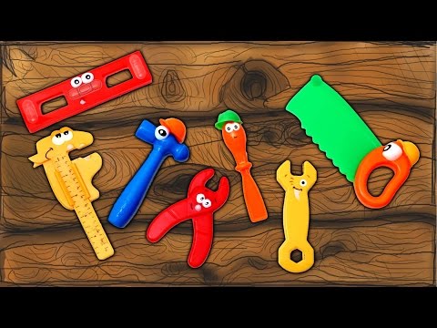 Apprendre le noms des outils pour les enfants - Finger Family Tools Nursery Rhymes