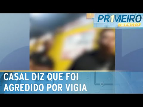 Segurança de mercado de identifica como PM e agride família | Primeiro Impacto (21/06/24)