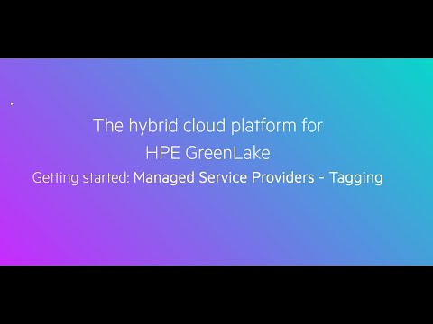 Managed Service Provider - Part 4 - Tagging