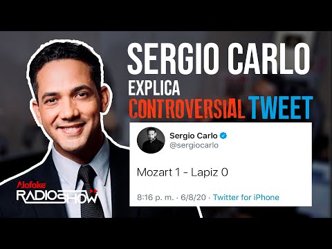SERGIO CARLO EXPLICA EL CONTROVERSIAL TWEET "MOZART 1 - LAPIZ 0"