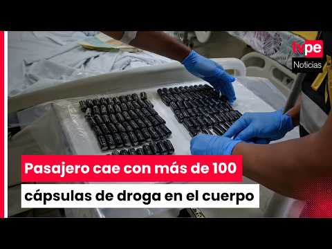 Burrier cae con 119 cápsulas de droga ocultas en su cuerpo