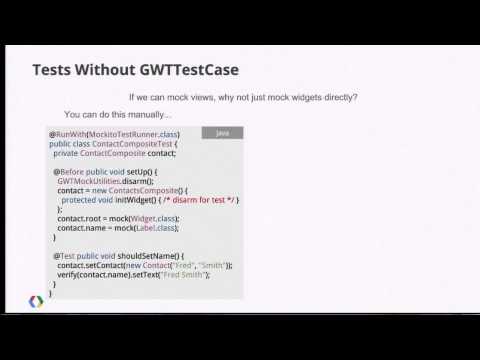 Google I/O 2013 - Demystifying MVP and EventBus in GWT - UC_x5XG1OV2P6uZZ5FSM9Ttw