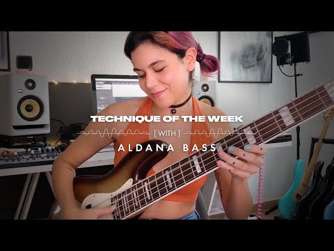 Aldana Bass on the Slap Technique | Technique of the Week | Fender