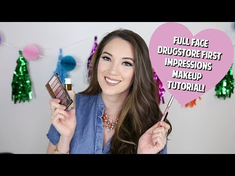 FULL FACE DRUGSTORE FIRST IMPRESSIONS MAKEUP TUTORIAL | Blair Fowler - UC48DOiEvCDu3sThBijwkQ1A