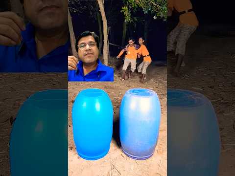 OMG Blue drum with surprise ! Whose luck 🤣 #shorts #viral #greenscreen #trending #shortvideo