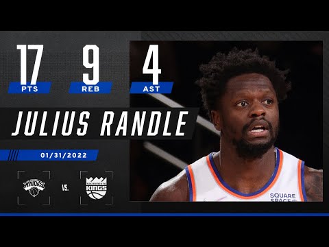 Julius Randle finishes strong against the Kings with 17 PTS, 9 REB & 4 AST video clip 