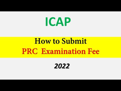 How to Submit PRC  Examination Fee