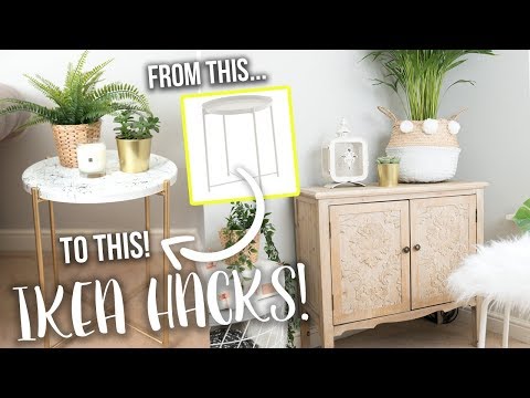 DIY IKEA HACKS! BOUJEE ON A BUDGET HOME DECOR IDEAS! - UCBKFH7bU2ebvO68FtuGjyyw