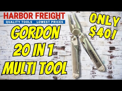 Is Harbor Freight's New Gordon 20 In 1 Multi Tool Any Good?