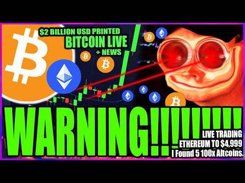 ALERT 🚨 BITCOIN PRICE LIVE TRADING - ETHEREUM PRICE LIVE - BEST CRYPTO TO HOLD FOR ALT SEASON