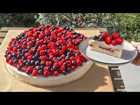 Ягодный ТОРТ 🍓 Итальянский СВАДЕБНЫЙ ПИРОГ