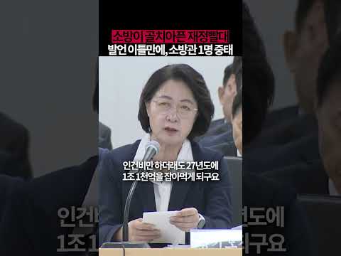 추미애 소방관 빨대 발언 이틀만에 소방관 심정지 이송 #추미애 #애미추 #소방 #빨대 #망언