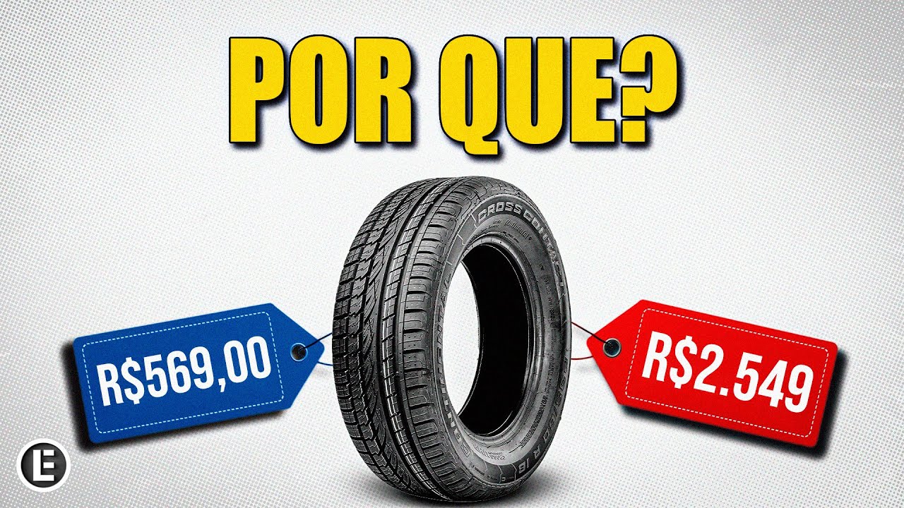Por que PNEUS custam TÃO caro?