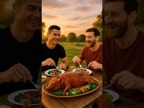 Ronaldo vs Messi – Funny Grill Battle! 🔥