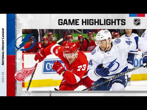 Lightning @ Red Wings 3/26 | NHL Highlights 2022
