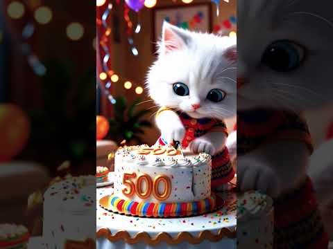 billi ka happy birthday 🎂🎂🎈🎈 short video
