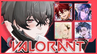 【VALORANT】 このメンツで日本鯖...？！かっこいいところみせるぞ！！！ w/ Malim, Cass, Luci 【久我レオ / 