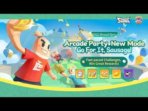 Arcade Party [Go For It, Sausage!] is coming! Outsmart your opponents and get tons of rewards!