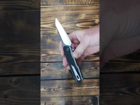 7.8in Folding Pocket Knife with D2 Steel Blade, G10 Handle, Ball Bearing Pivot, Stonewashed edc