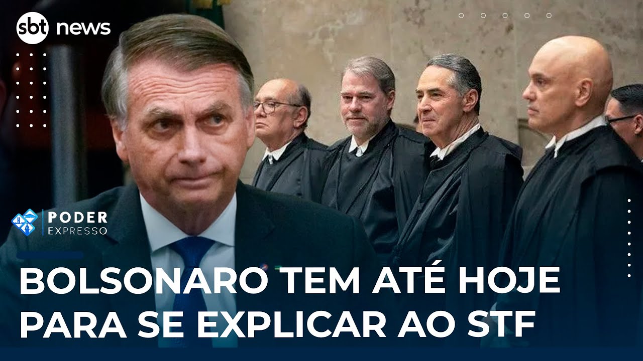 🔴AO VIVO | Prazo para Bolsonaro explicar descumprimento de cautelares termina nesta sexta (22)