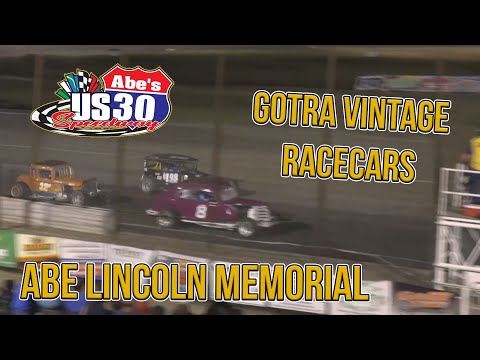 Abe Lincoln Memorial | GOTRA Vintage Car &amp; Late Model | U S 30 Speedway | 9-18-2021 - dirt track racing video image