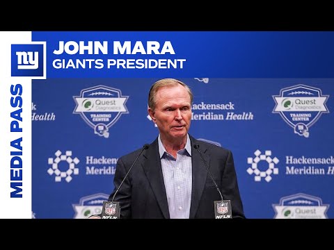 Giants President John Mara Discusses GM & Coach Openings video clip