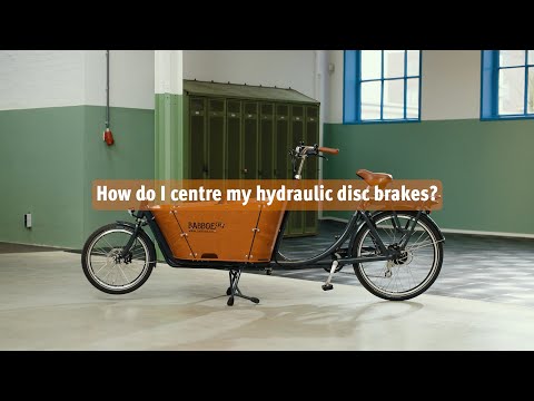 Is pedaling your Babboe getting harder and harder? Here's how to center your hydraulic disc brakes!