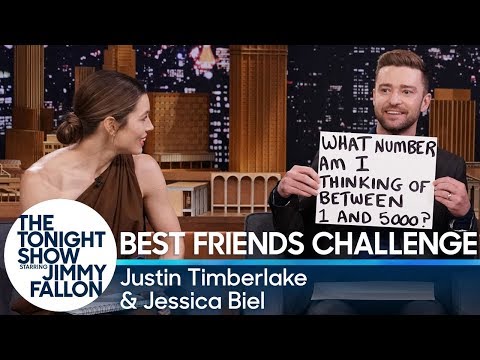 Best Friends Challenge with Justin Timberlake and Jessica Biel - UC8-Th83bH_thdKZDJCrn88g