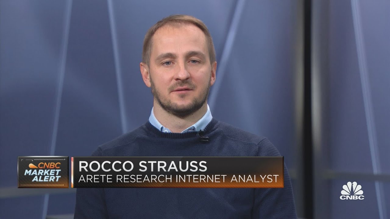 The digital ad market will likely decline by 8% next year, says Arete Research’s Rocco Strauss
