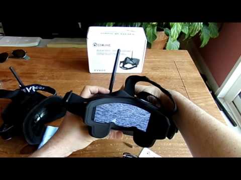 Eachine EV800 5"FPV goggles unboxing and quick testing (Courtesy Banggood) - UC_aqLQ_BufNm_0cAIU8hzVg