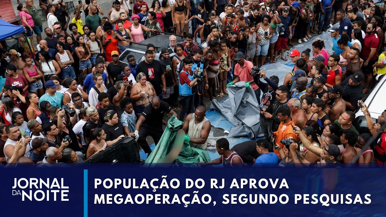 População do RJ aprova megaoperação, segundo pesquisas