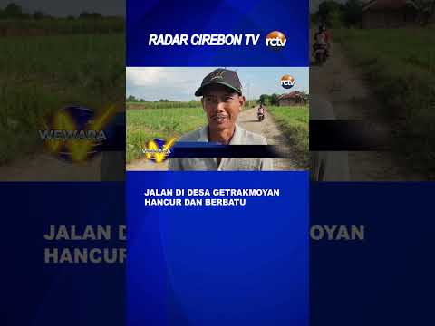 Jalan di Desa Getrakmoyan Hancur dan Berbatu