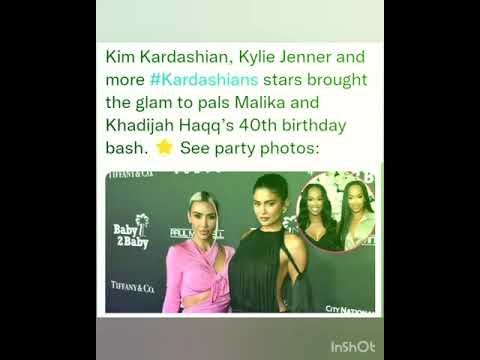 Kim Kardashian, Kylie Jenner and more #Kardashians stars brought the glam to pals Malika and
