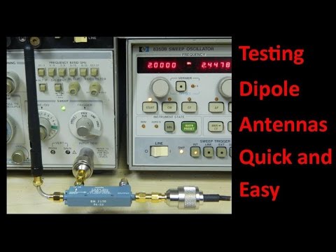 Testing Dipole Antennas Quick and Easy - UCHqwzhcFOsoFFh33Uy8rAgQ