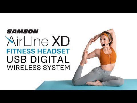 AirLine XD Fitness Headset USB Digital Wireless System