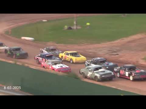 8/2/2025 Shawano Speedway Races - dirt track racing video image