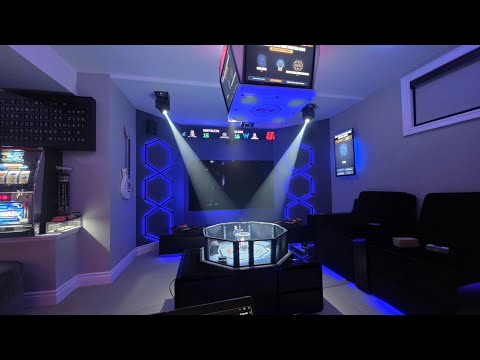 The ultimate home automation to watch live sports and theme out the space!
