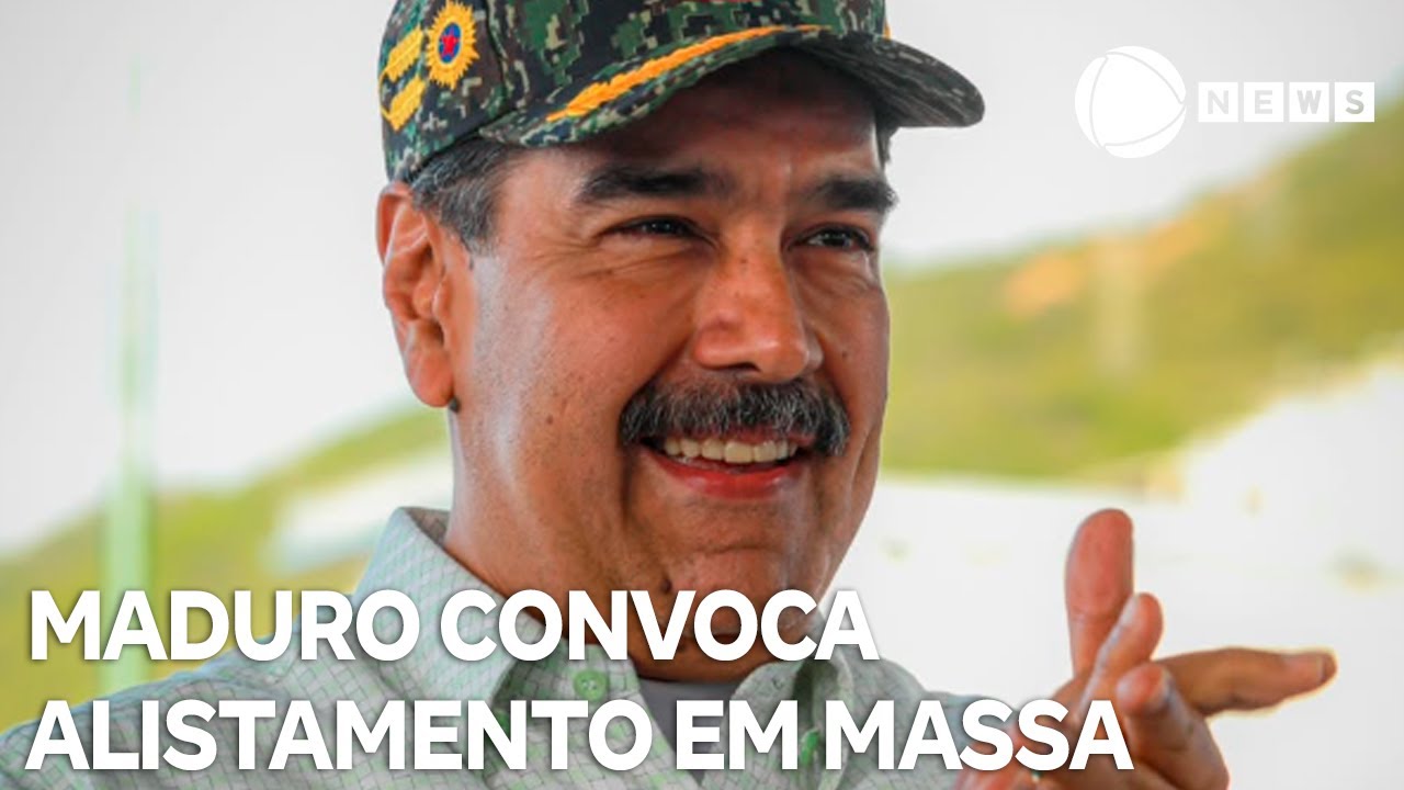 Nicolás Maduro convoca alistamento para toda a população
