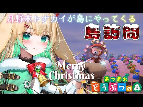 【あつまれどうぶつの森】 　クリスマスイブだよ💕　島に入れろ。　~月野木トナカイからのクリスマスプレゼント~ #acnh 【 #月野木ちろる /#ななしいんく 】