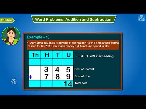 4th Maths | Word Problems: Addition and Subtraction | English Medium