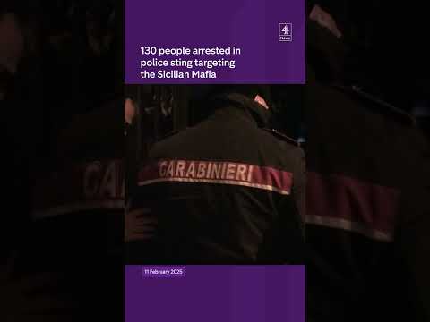130 arrested in Sicilian Mafia police sting