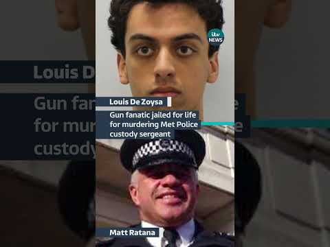 Louis De Zoysa has been jailed for life for murdering Matt Ratana #itvnews #police