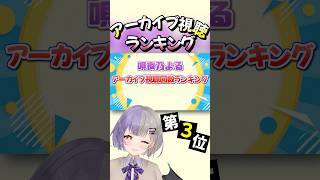 【3周年記念動画】アーカイブ視聴ランキング★第3位【個人VTuber/唄夜乃よる】#shorts #個人vtuber #歌枠