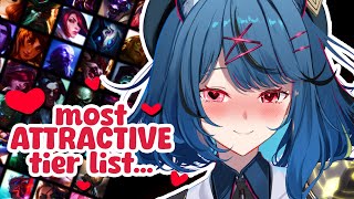Ranking champs by MOST ATTRACTIVE ... then ranked! 【Mischief.EVE | EVE
