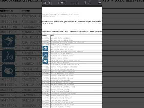 #TRT SP - AUTODECLARAÇÃO CONFIRMADA#