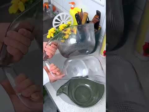 A Clever Sink Helper for <strong>Faster</strong> Produce Prep: Veggie &amp; Fruit Wash Easy Drain Basket ( # 2856 ) 🔔