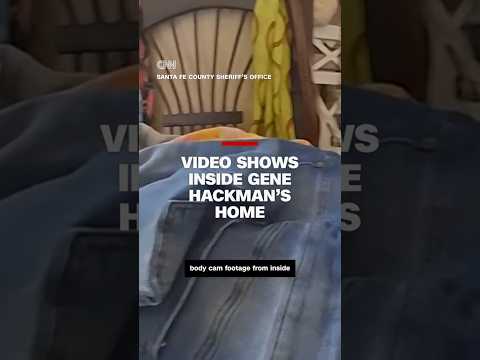 Video shows inside Gene Hackman's home