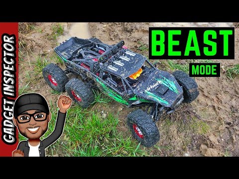 Virhuck V02 1/12 Scale 6WD Brushless RC Off Road Truck Review and Test - UCMFvn0Rcm5H7B2SGnt5biQw