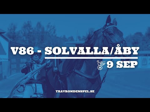 V86 tips Solvalla/Åby - 9 september 2020