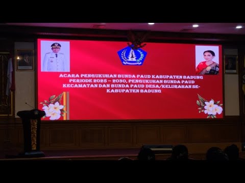 Video thumbnail Pengukuhan Bunda Paud Kabupaten Badung oleh Bupati Badung